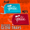 Blessed Expacks Glow Rolling Tray (Red & Blue)