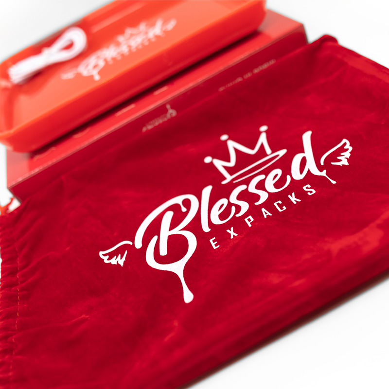 Blessed Expacks Glow Rolling Tray (Red & Blue)