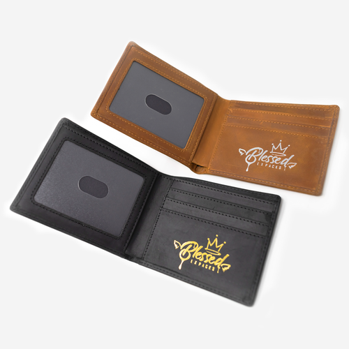 Blessed Expacks Wallet [Genuine Leather] (Black & Brown)