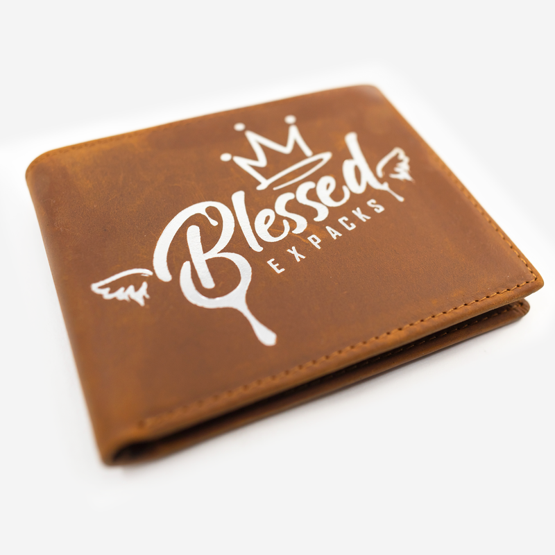 Blessed Expacks Wallet [Genuine Leather] (Black & Brown)