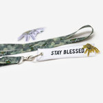 4pc White Widow Lanyard Keychain Kit