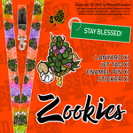 4pc Zookies Lanyard Keychain Kit